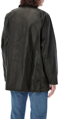 Barbour Olive Green Solid Single-Breasted Long Sleeve Jacket MWX0018OL99 Purchase Barbour Olive Green Solid Single-Breasted Long Sleeve Jacket MWX0018OL99