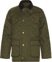 Barbour Olive Green Zip-Up Jacket with Plain Collar and Long Sleeves MQU1638-OL91 Barbour Olive Green Zip-Up Jacket with Plain Collar and Long Sleeves MQU1638-OL91