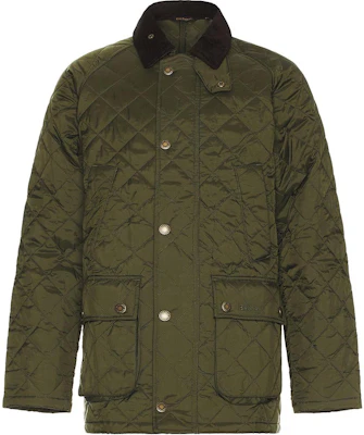 Barbour Jaket Hijau Olive Zip-Up Kerah Polos Lengan Panjang MQU1638-OL91 Buy Barbour Jaket Hijau Olive Zip-Up Kerah Polos Lengan Panjang MQU1638-OL91