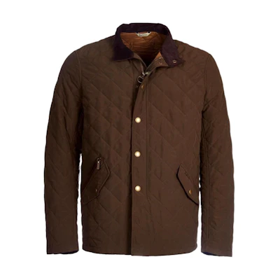 Barbour Olive Zip-Up Long Sleeve Collar Jacket MQU0784OL73