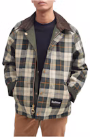 Shop BARBOUR OS 雙面可翻穿未上蠟夾克 男女款 軍綠色。 MCA0963SG51