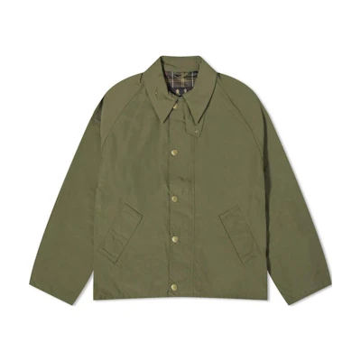 Barbour OS Transport Unisex Waterproof Jacket Green MSP0088OL52