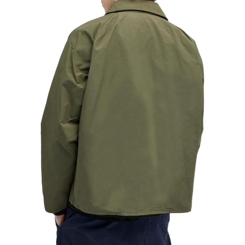 Shop バーブアー OS トランスポート ユニセックス 防水ジャケット グリーン MSP0088OL52