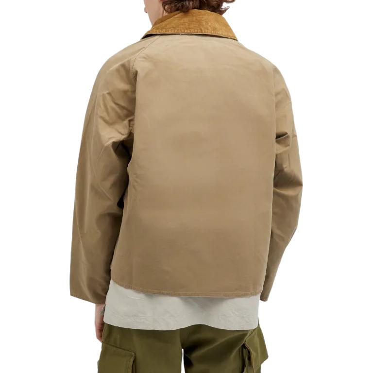 Purchase Barbour Jaket Khaki Lengan Panjang Single-Breasted Point Collar Patchwork MCA0967-TA51