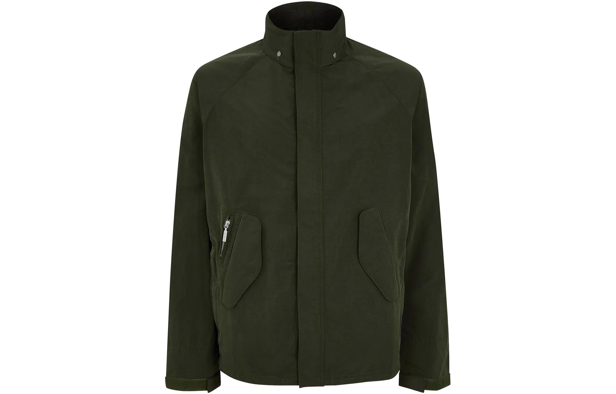 Barbour Plain Olive Green Hidden Hood Casual Jacket MCA0730OL51