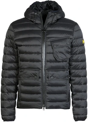 Barbour赛车手Ouston连帽黑色拉链夹克外套 MQU1590BK91 Buy Barbour赛车手Ouston连帽黑色拉链夹克外套 MQU1590BK91