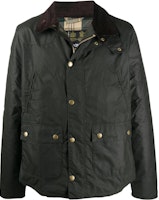 Barbour Reelin Classic 6oz Waxed Cotton Jacket with Corduroy Collar. MWX1106MWXSG51 Barbour Reelin Classic 6oz Waxed Cotton Jacket with Corduroy Collar. MWX1106MWXSG51