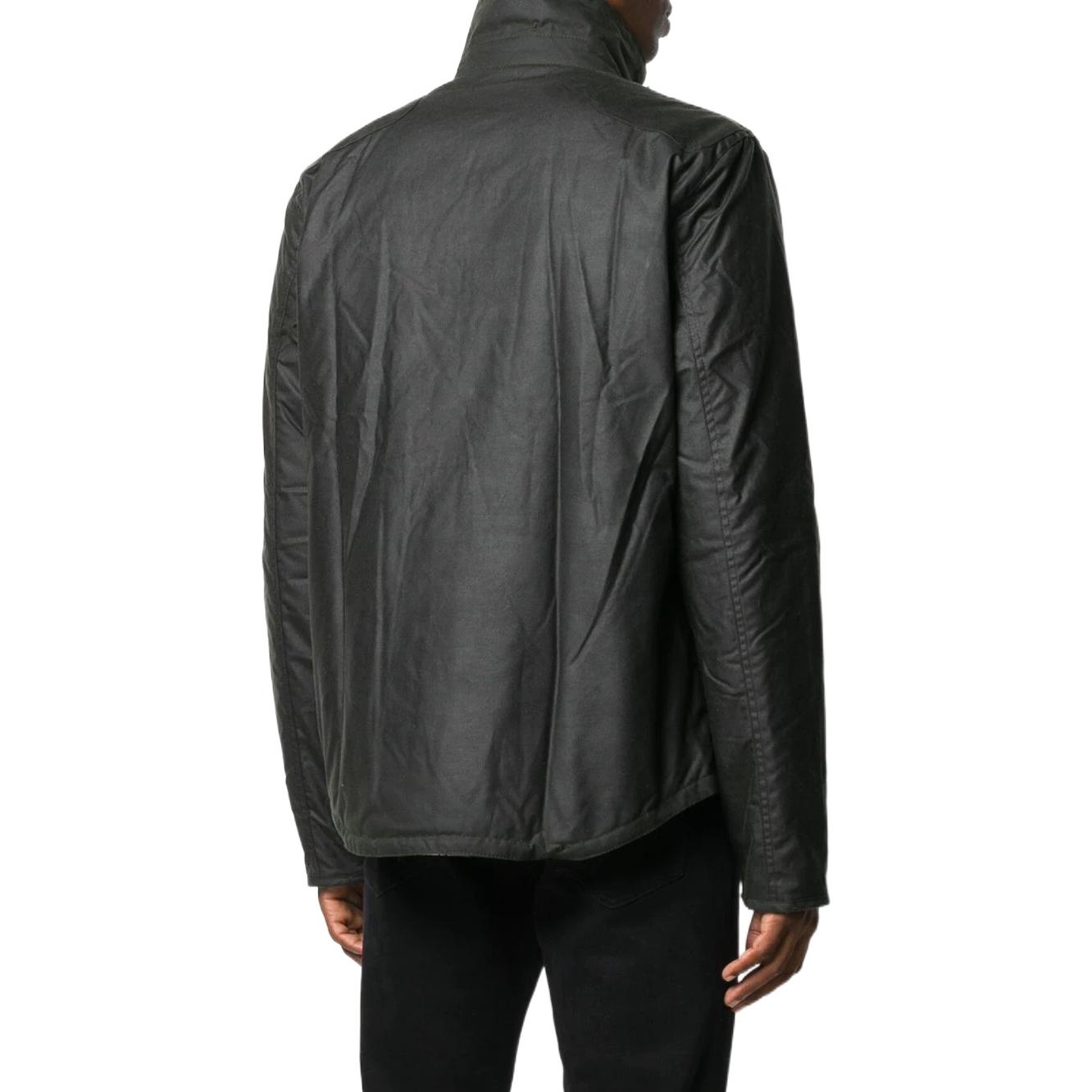 Shop Chaqueta Barbour Reelin Classic 6oz Algodón Encerado con Cuello de Pana. MWX1106MWXSG51