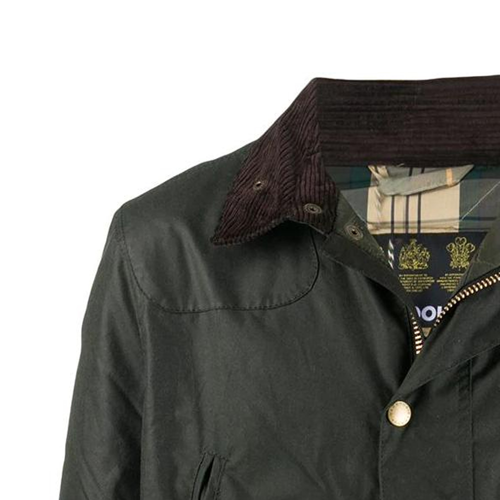 Details for Chaqueta Barbour Reelin Classic 6oz Algodón Encerado con Cuello de Pana. MWX1106MWXSG51