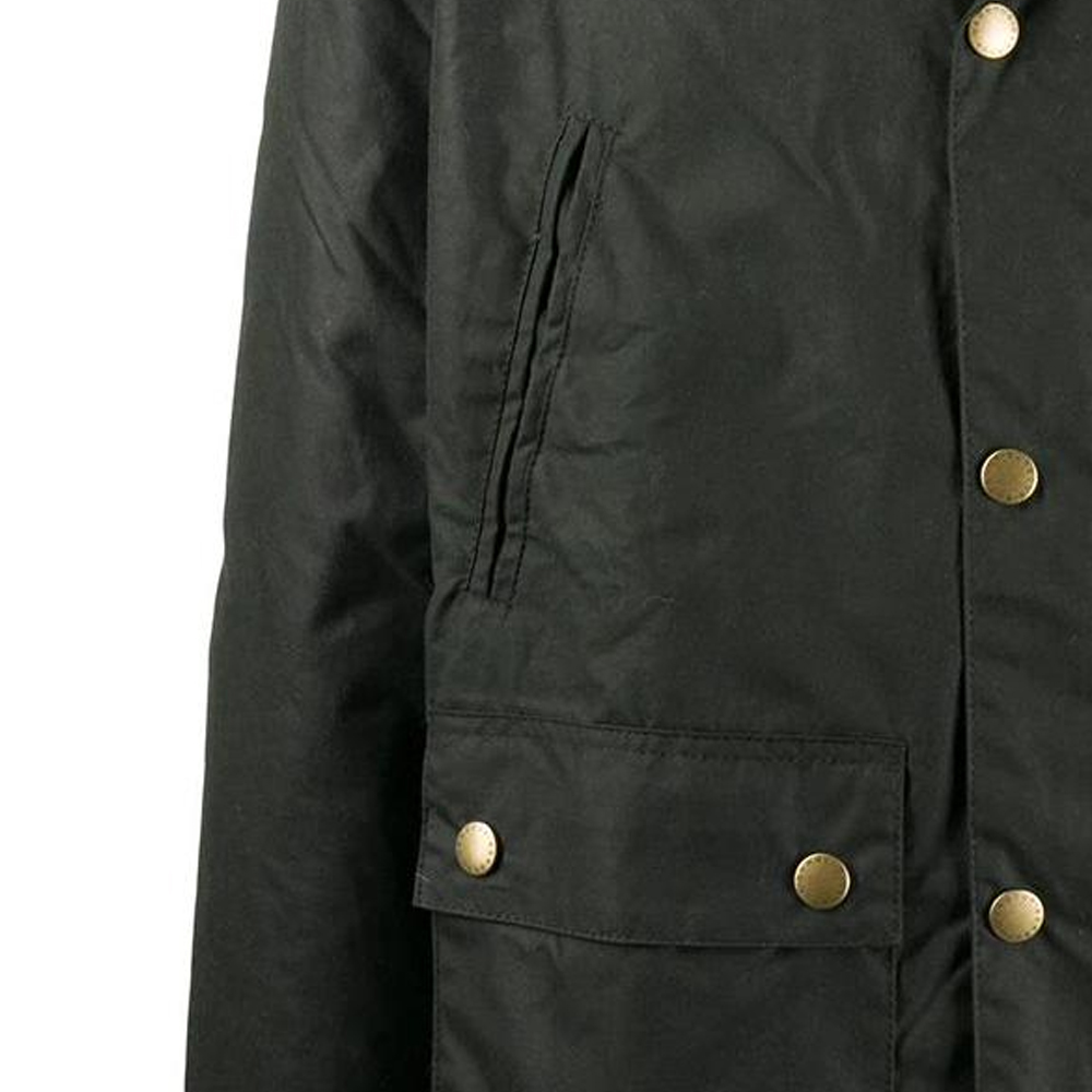 Sizing Chaqueta Barbour Reelin Classic 6oz Algodón Encerado con Cuello de Pana. MWX1106MWXSG51