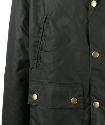 Chaqueta Barbour Reelin Classic 6oz Algodón Encerado con Cuello de Pana. MWX1106MWXSG51 Sizing Chaqueta Barbour Reelin Classic 6oz Algodón Encerado con Cuello de Pana. MWX1106MWXSG51