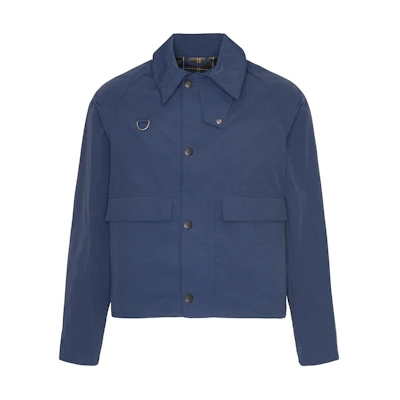 BARBOUR SL Spey Navy Blue Waterproof Button-Up Jacket Unisex. MSP0090NY71