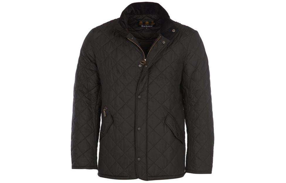 Barbour Slim Fit Black Long Sleeve Zip-Up Jacket MQU0006BK11