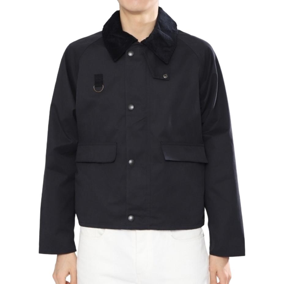 Barbour Slim Fit Navy Blue Single-Breasted Collar Jacket MCA0932-NY71