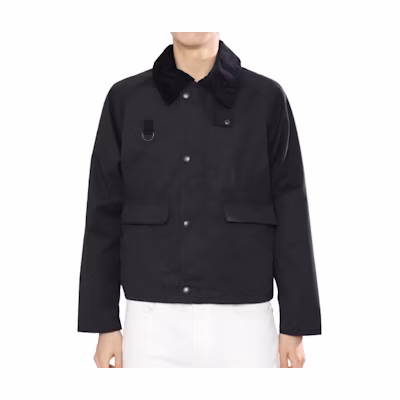 Barbour Slim Fit Navy Blue Single-Breasted Collar Jacket MCA0932-NY71