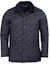 Buy Barbour Slim Fit Jaket Kasual Berkolar Quilted Biru Navy MQU1348NY92