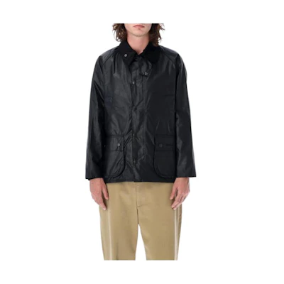 Barbour Slim Fit Solid Black Collared Long-Sleeve Jacket MWX0018WBK91