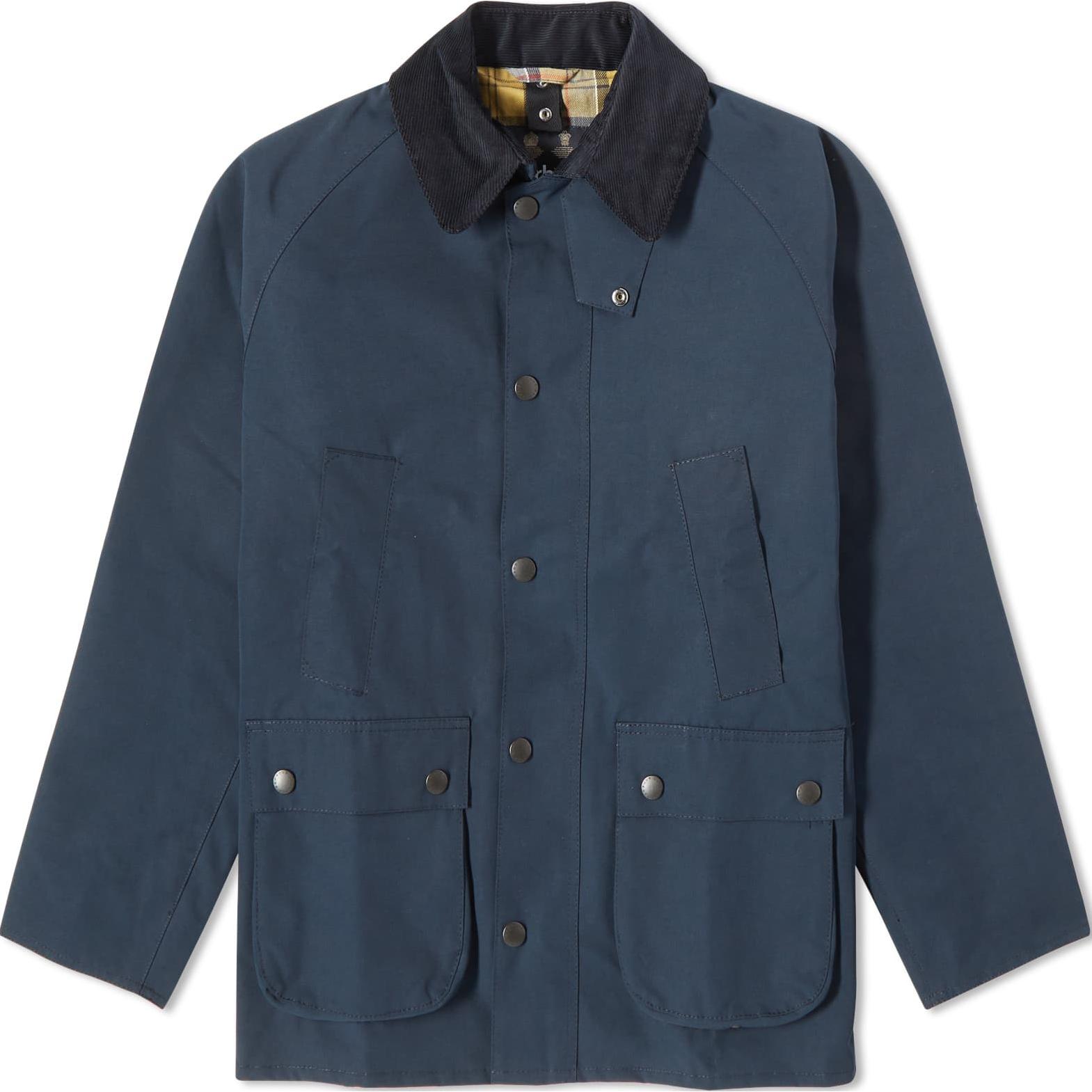 Barbour Slim Fit Waxed Jacket Navy Blue MCA0784NY51