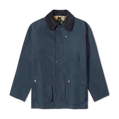 Barbour Slim Fit Waxed Jacket Navy Blue MCA0784NY51