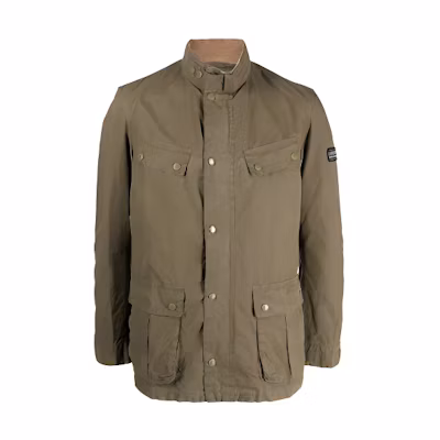 Barbour Solid Badge Single-Breasted Jacket - Green MCA0667BE31
