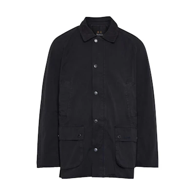 Barbour Solid Color Casual Single-Breasted Jacket - Black BOUAB824NAVL51AA00
