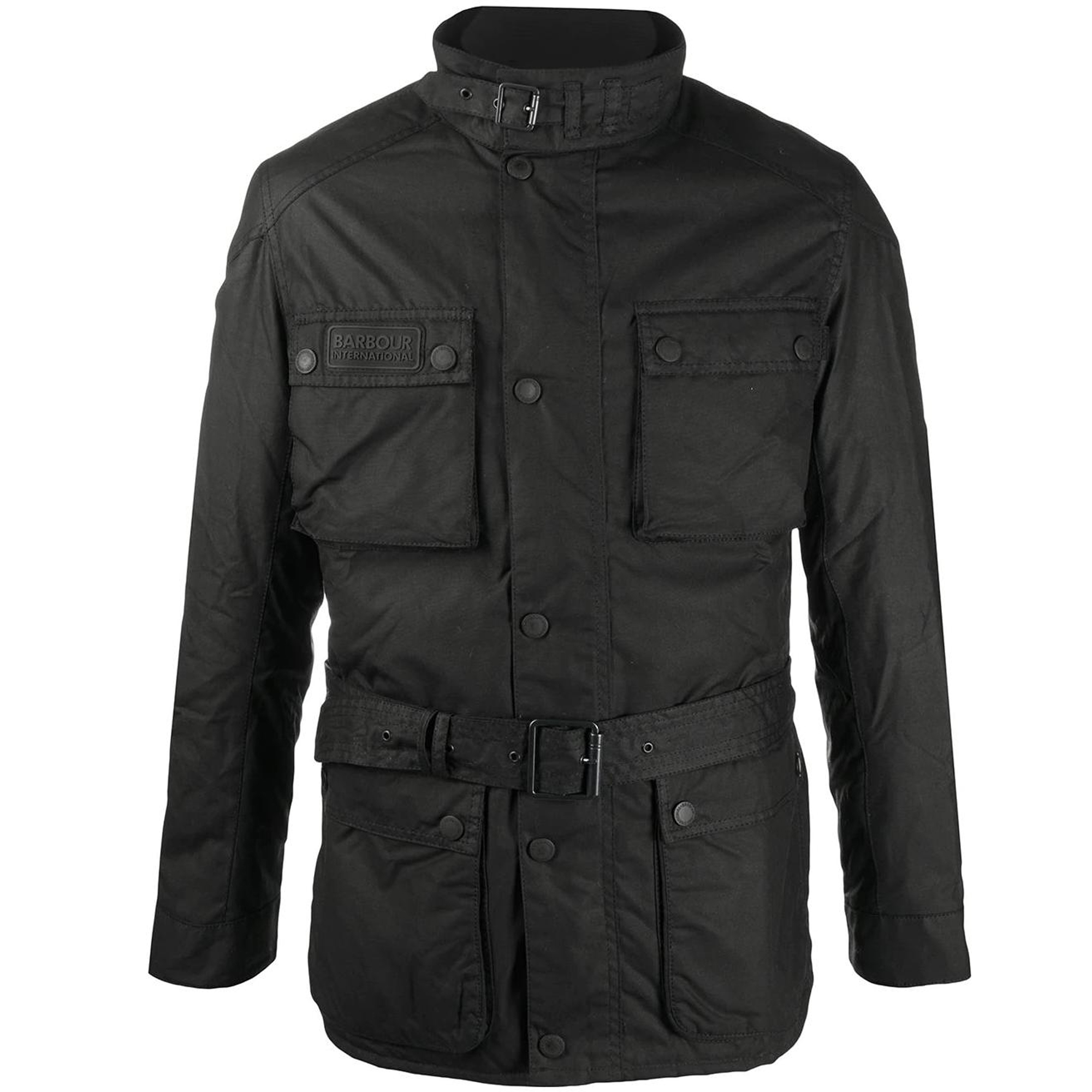 Barbour Solid Color Hooded Waxed Jacket Casual Long Sleeve Coat MWX0928MWXSG51