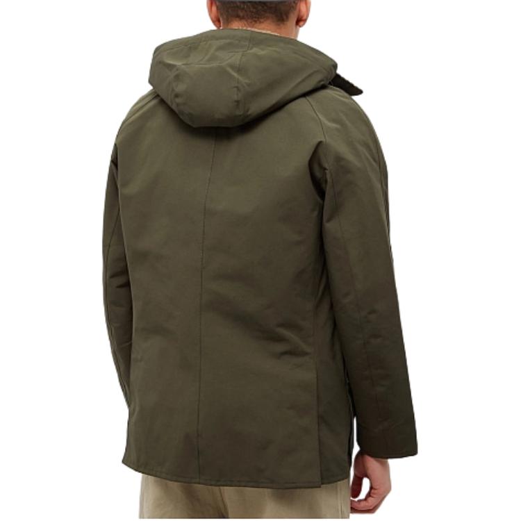 Barbour Solid Color Hooded Zip Jacket Green MWB0911SG72 圖 5