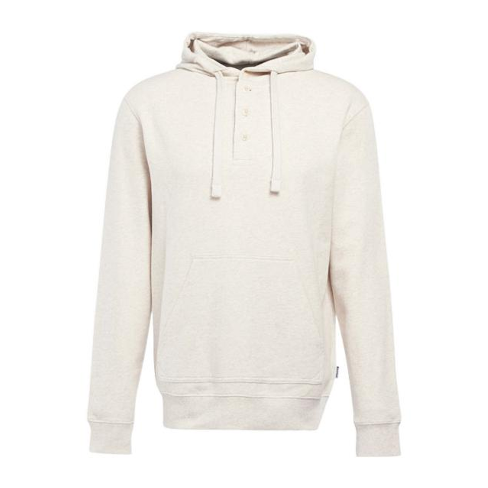 Barbour Solid Color Hoodie Off-White MOL0391-WH
