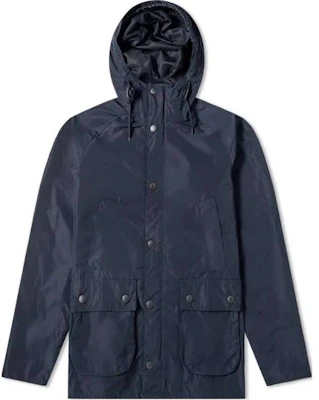 Barbour Solid Color Navy Blue Hooded Raglan Sleeve Jacket MCA0565NY71 Buy Barbour Solid Color Navy Blue Hooded Raglan Sleeve Jacket MCA0565NY71