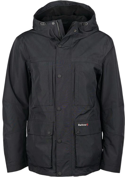 barbour-solid-color-outdoor-waterproof-hooded-jacket-mwb-1011-bk