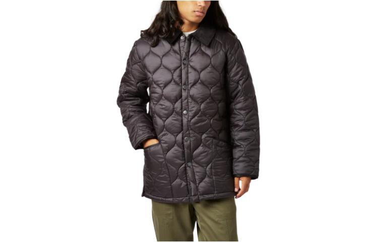 Barbour Solid Color Single-Breasted Jacket Black Long Sleeve Coat MQU1741BK11