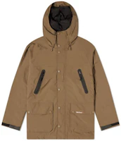 Barbour Solid Color Zip-Up Hooded Jacket Brown MWB1080SN51 Barbour Solid Color Zip-Up Hooded Jacket Brown MWB1080SN51
