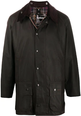 Barbour Jaket Coklat Lengan Panjang dengan Resleting Depan Warna Polos MWX0002OL71 Buy Barbour Jaket Coklat Lengan Panjang dengan Resleting Depan Warna Polos MWX0002OL71
