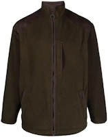 Barbour Solid Color Zip-Up Stand Collar Jacket Forest Green MFL0161 Barbour Solid Color Zip-Up Stand Collar Jacket Forest Green MFL0161
