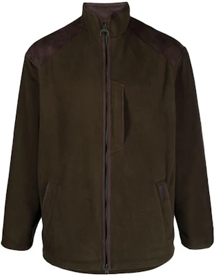 Barbour Jaket Warna Solid Ritsleting Kerah Tegak Hijau Hutan MFL0161 Buy Barbour Jaket Warna Solid Ritsleting Kerah Tegak Hijau Hutan MFL0161
