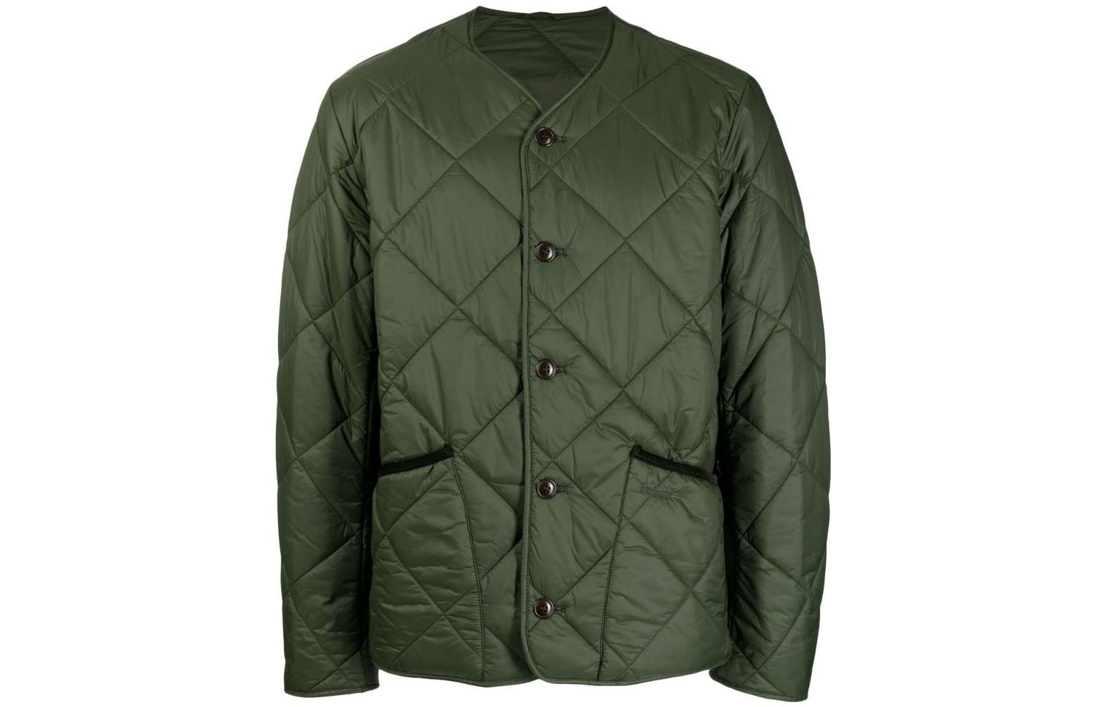 Barbour Solid Single-Breasted Jacket Green MQU1562SG51SAGE