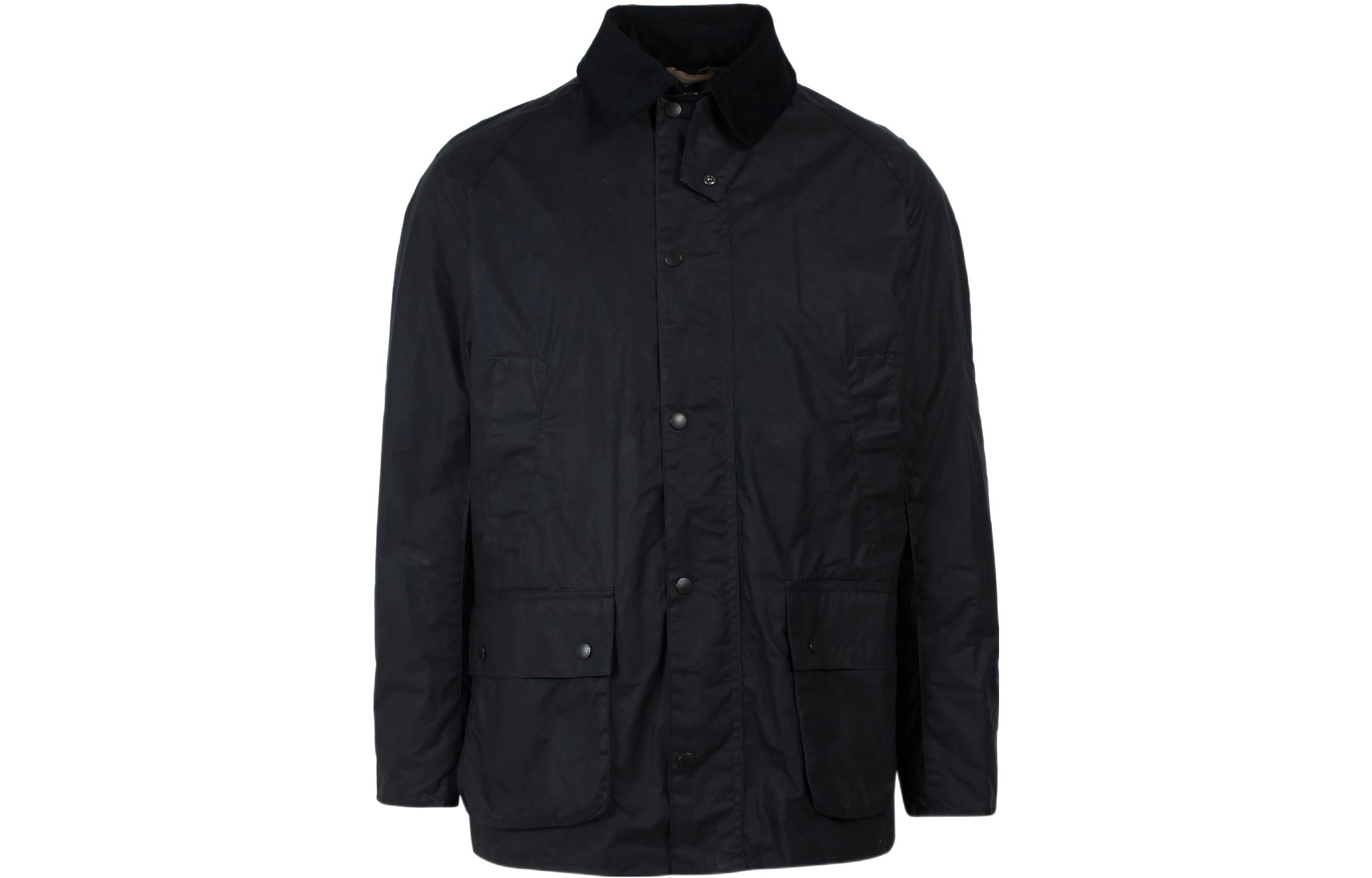 Barbour Solid Waxed Cotton Jacket Navy Blue MWX1377MWXNY51