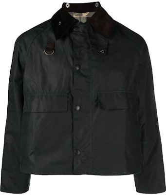 BARBOUR 男士亚洲款6盎司灯芯绒领经典油蜡夹克鼠尾草绿外套。 MWX1212BSM3 Order BARBOUR 男士亚洲款6盎司灯芯绒领经典油蜡夹克鼠尾草绿外套。 MWX1212BSM3