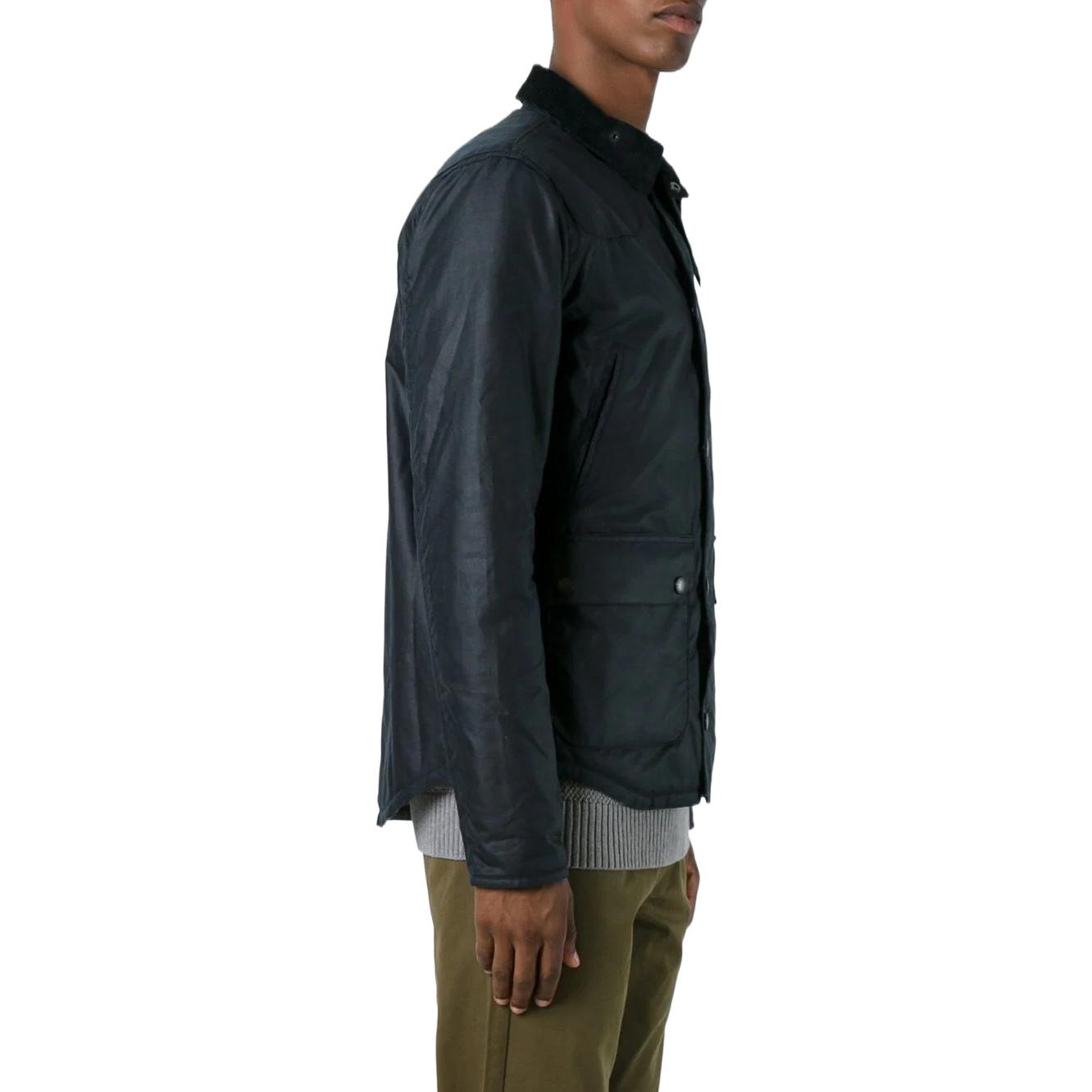 Purchase BARBOUR SS23 Jaket Wax 6oz Kolar Korduroi Biru Navy Pakaian Luar MWX1106NY92