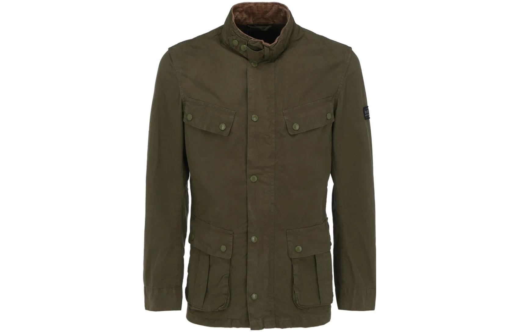 Order BARBOUR SS23 Chaqueta Verde Militar Cuello Alto Manga Larga MCA0667GN31