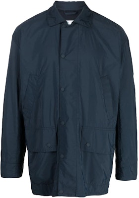 Barbour SS23 深蓝色单排扣翻领夹克外套 MCA0876NY71 Order Barbour SS23 深蓝色单排扣翻领夹克外套 MCA0876NY71