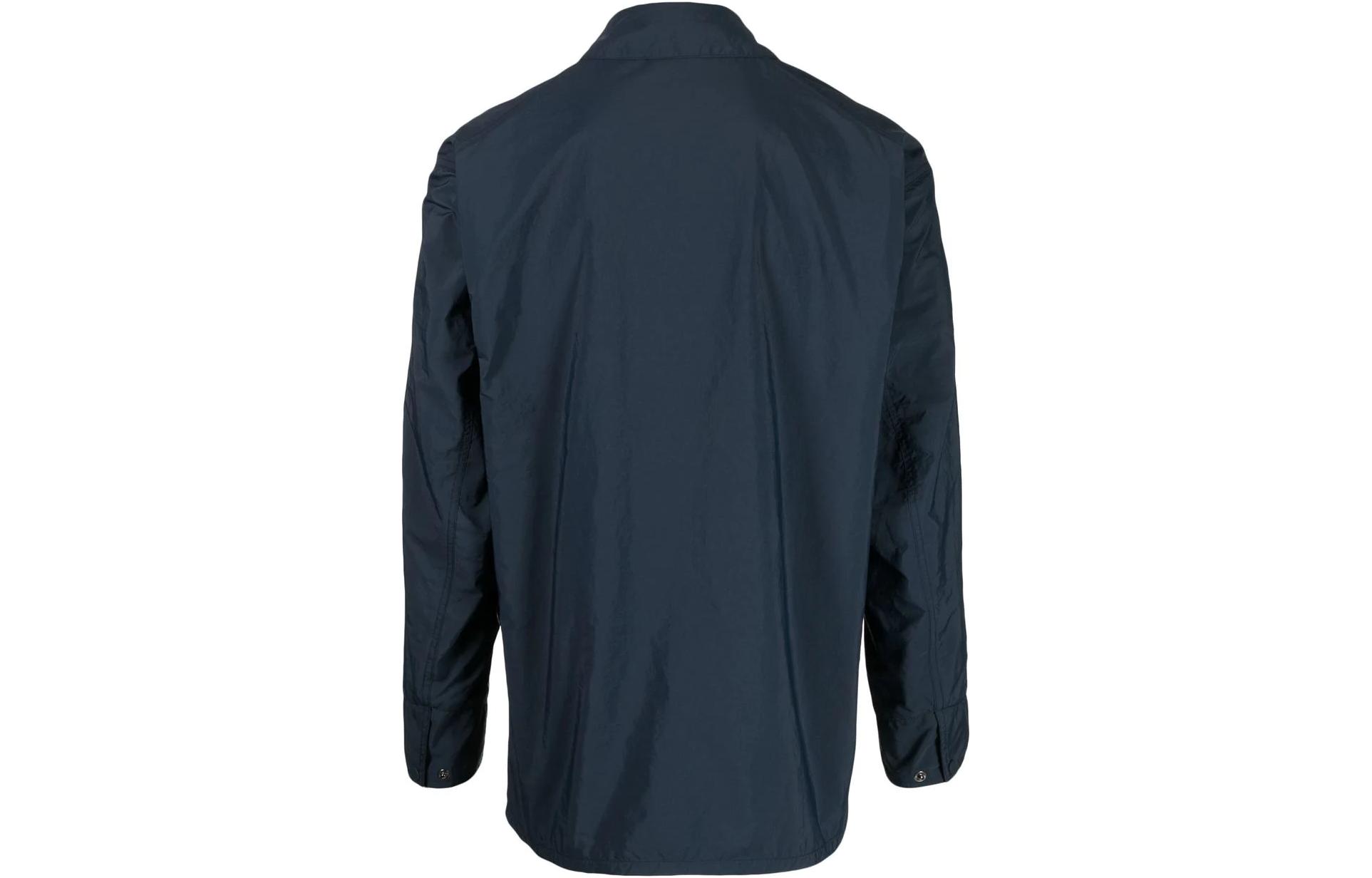 Lookbook Barbour SS23 深蓝色单排扣翻领夹克外套 MCA0876NY71