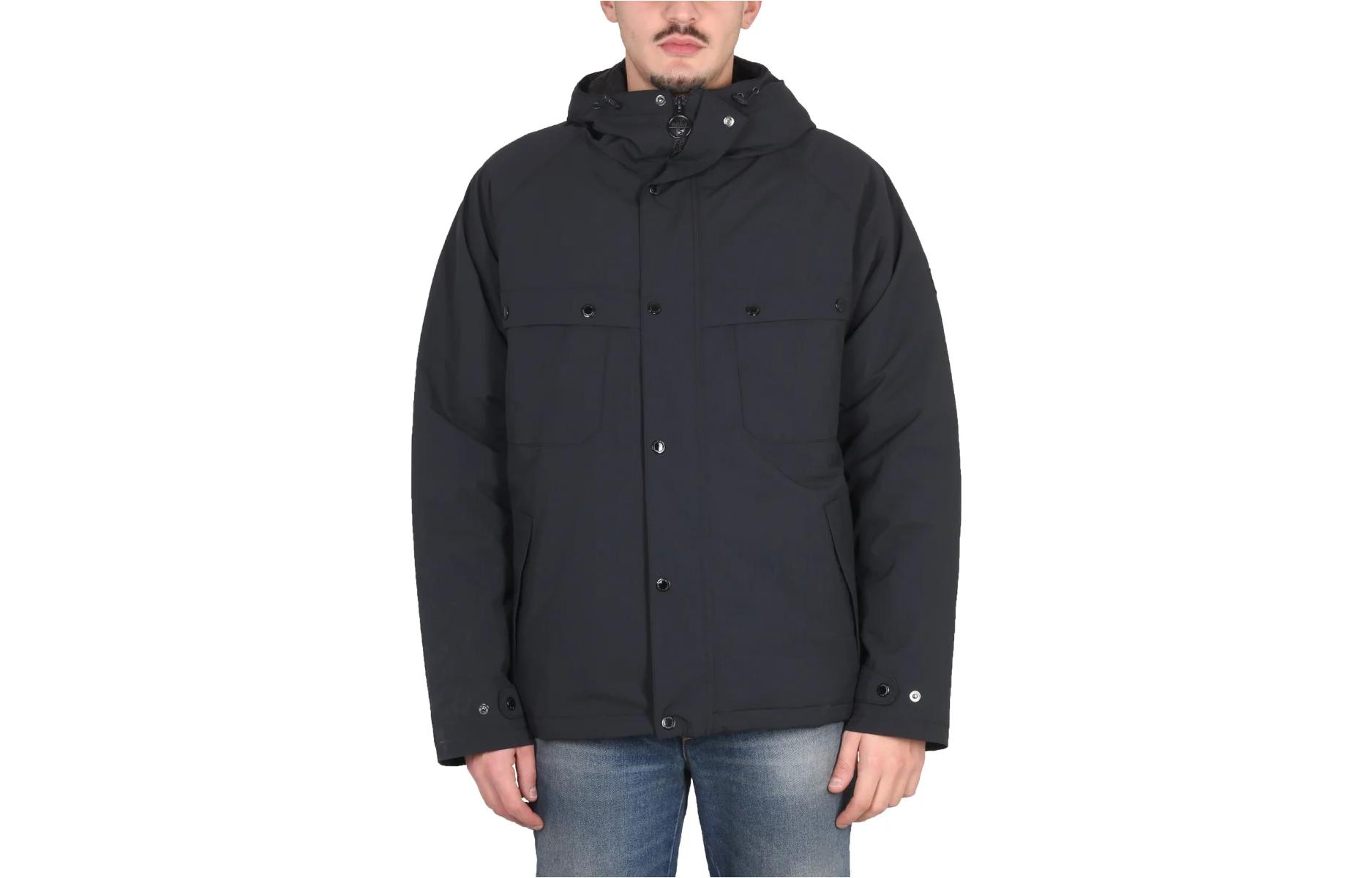 Barbour SS23 Black Hooded Casual Long-Sleeve Jacket MWB0976BK11