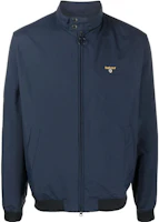 Barbour SS23 Blue Letter Print Zip Casual Jacket MCA0811MCA Barbour SS23 Blue Letter Print Zip Casual Jacket MCA0811MCA