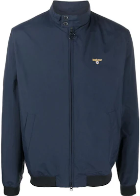 Barbour Jaket Kasual Biru SS23 dengan Resleting dan Print Huruf MCA0811MCA Buy Barbour Jaket Kasual Biru SS23 dengan Resleting dan Print Huruf MCA0811MCA