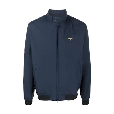 Barbour SS23 Blue Letter Print Zip Casual Jacket MCA0811MCA