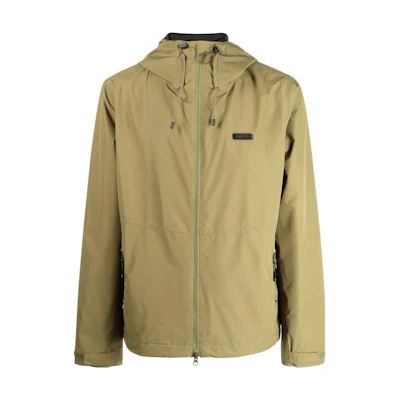 Barbour SS23 Green Logo Patch Casual Jacket MWB0942GN51FIR