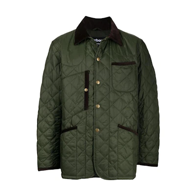 Barbour SS23 Green Quilted Casual Jacket MQU1296OL51OLIVE
