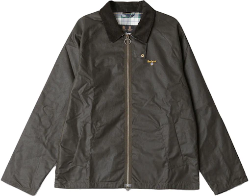 Barbour SS23 Chaqueta Verde Encerada con Logo Bordado de Color Sólido MWX2067MWXOL71 Order Barbour SS23 Chaqueta Verde Encerada con Logo Bordado de Color Sólido MWX2067MWXOL71