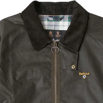 Barbour SS23 Chaqueta Verde Encerada con Logo Bordado de Color Sólido MWX2067MWXOL71 Sizing Barbour SS23 Chaqueta Verde Encerada con Logo Bordado de Color Sólido MWX2067MWXOL71